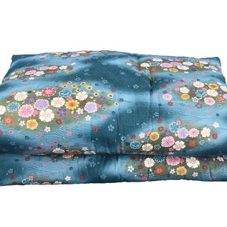 ☆展示品☆新品未使用☆わた敷布団　シングル　紬のような風合い
