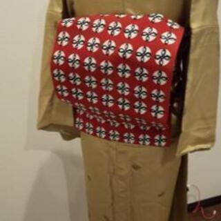 単の名古屋帯+本柄小紋のセットの画像