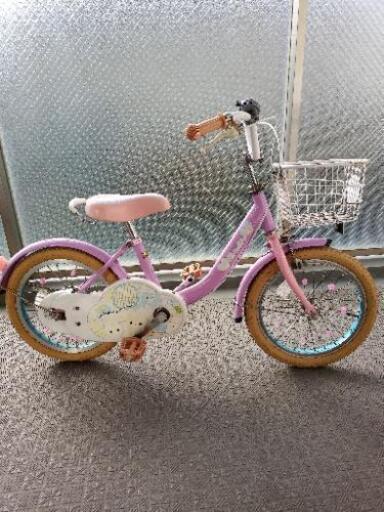 ぼんぼんリボン　16インチ自転車