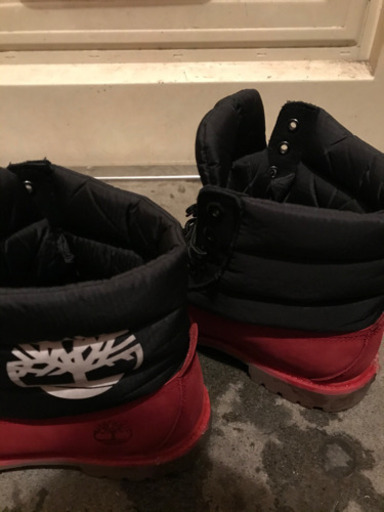 ティンバーランドブーツ赤