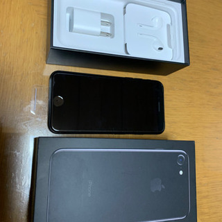   未使用品ブラック128GB iPhone 7 「SIMロック解除済」