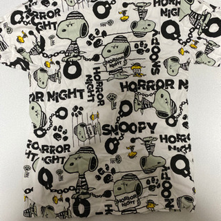 USJのイベントのホラーナイトのスヌーピーTシャツの画像