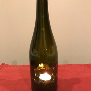 🌃ワインボトル🍾製キャンドルスタンド