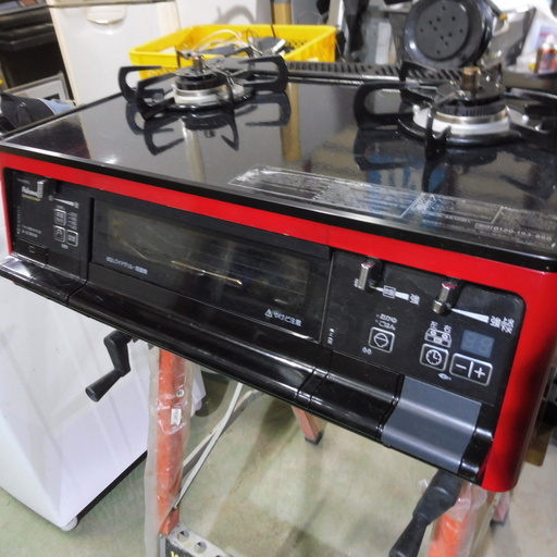 西０６５パロマ　都市ガス　コンロ　ガラストップ 　PA-91WCR-L