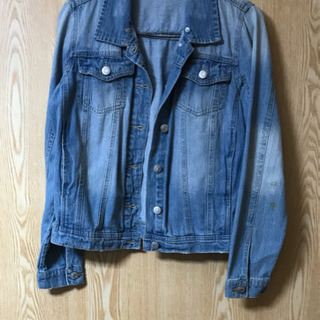 レディース服⑦ジーンズジャケット(シミあり)