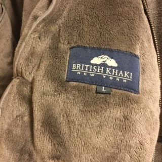 BRITISH KHAKI ボアジャケット／Lの画像