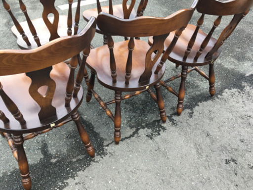 飛騨産業 キツツキ ウィンザーチェア5脚セット