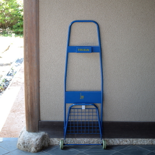 IKEA FRAKTA フラクタ トロリー ブルー リアカー 荷台 折りたたみ +トロリーバッグをお付けします＋IKEAのショップバックを数枚差し上げます