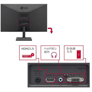 モニター　ディスプレイ　21.5インチの画像