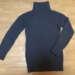 GYDA  タートルネックニット ネイビー  サイズF