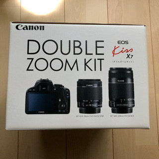 Cannon double zoom kit eos kissx7