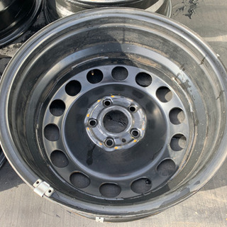 フォルクスワーゲン純正　スチールホイール4本　16インチ　バルブおまけの画像