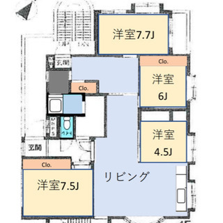 🉐西立川駅徒歩4分 お得な4LDK バルコニー有 コンビニ至近 - シェアハウス