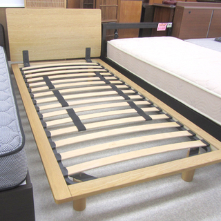 無印良品 シングルベッド フレーム＆ヘッドボード付き ウッド