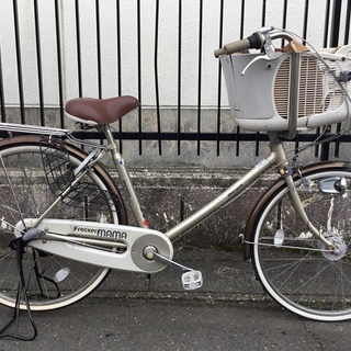 ★ 26インチ・子供乗せ自転車・内装3段変速・ブラウン