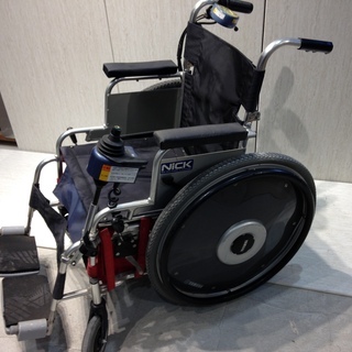 ■Z658■NICK 電動車椅子 バッテリー２個付属 充電器 車...