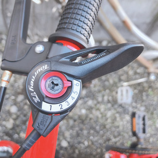 【値下中】キャプテンスタッグ　ギア付き　折り畳み自転車の画像