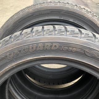 （終了しました）[管678] ヨコハマ スタッドレス 215/50R17 中古4本セット　組み替え工賃込み（2014年製造）の画像