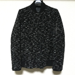 清春着用 表記サイズ人気のM OURET かすり染めMA-1の画像