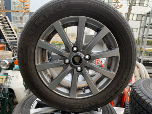 MANARAY ダイヤホイールセット　175/65R14 5.5J+45 中古