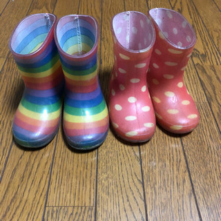 子供用　長靴　15cm ２足セット