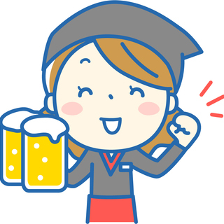 【派遣・紹介】今話題のビル内にある「もつ鍋店」のホール・キッチン...