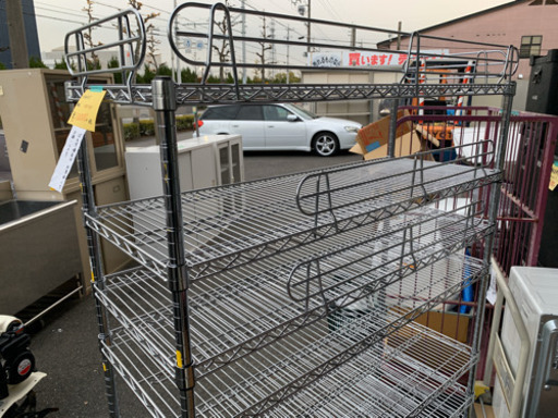 トラスコ　業務用　メタルラック8段　1200×460×1520 中古