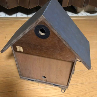 鳩時計　柱時計 昭和レトロ 機械式 からくり時計の画像