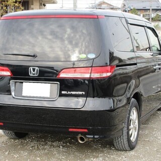 【車検2年満タン渡し】エリシオン（総額：41万円）【2400ccグレード/タイミングチェーン式】人気色：ブラックパール・1オーナー・電動スライドドア・ステアリングスイッチ・禁煙車・ナビ・ETC・バックカメラ！！※数台出品中！の画像