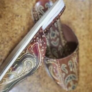 値下げ❗来客用　スリッパ&入れの画像