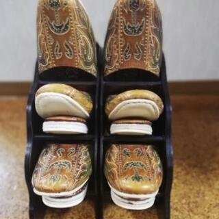 値下げ❗来客用　スリッパ&入れの画像