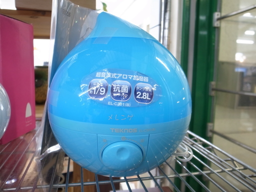 テクノス アロマ加湿器 EL-C301 2017年製【モノ市場東浦店】