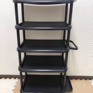 シューズラック 傘立て付き