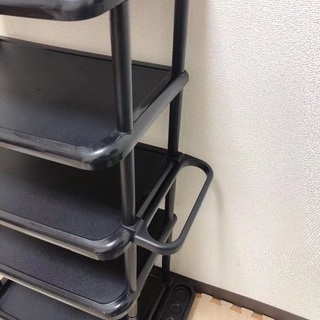 シューズラック 傘立て付きの画像