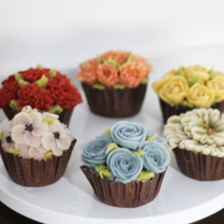 3／9(土)韓国餅ケーキ／餡フラワーケーキ作り体験🌹🌹の画像