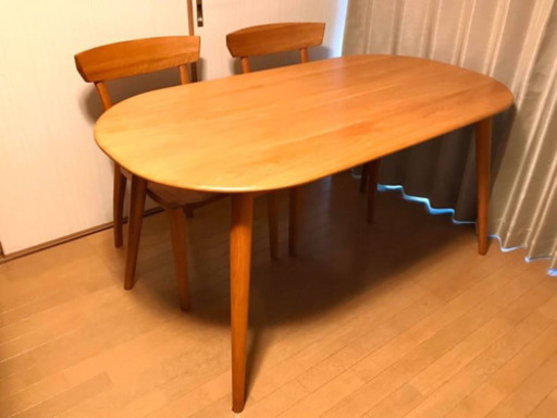 【購入者決定済】ダイニングテーブル　イス　セット