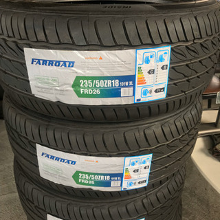 格安で235/50/18新品タイヤ★タイヤ交換コミコミ★