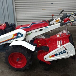 鹿児島発 7馬力 セル始動 ヤンマーディーゼルエンジン耕うん機YA70