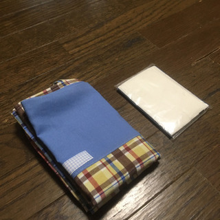 🧸手提げ袋(チェック柄)入園入学準備に❣️の画像