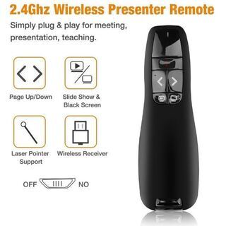 【新品未使用】赤色レーザーポインター/プレゼンターの画像