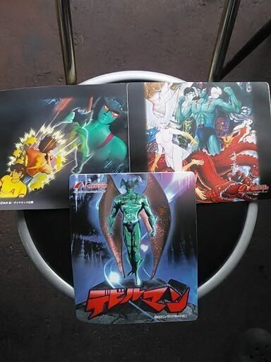 ニューギン・デビルマンマウスパッド三枚セット※新品未使用レア物