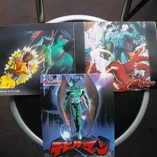 ニューギン・デビルマンマウスパッド三枚セット※新品未使用レア物