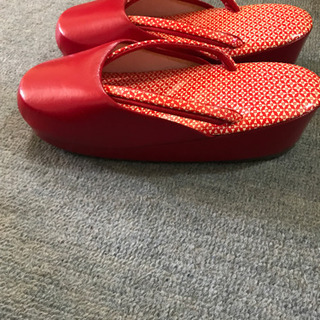 祇園履　防寒草履　Mサイズ（24センチくらいまで)の画像