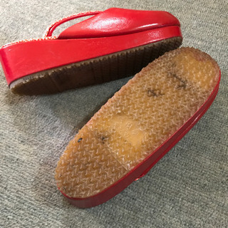 祇園履　防寒草履　Mサイズ（24センチくらいまで)の画像