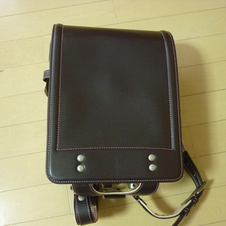 【土屋鞄製造所　ランドセル　茶×ピンク】