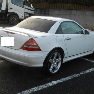 H13　SLK320　本革シート　純正アルミ　社外マフラー　ETC　車検2年4月　14370の画像