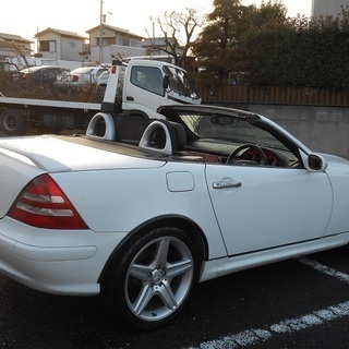 H13　SLK320　本革シート　純正アルミ　社外マフラー　ETC　車検2年4月　14370の画像