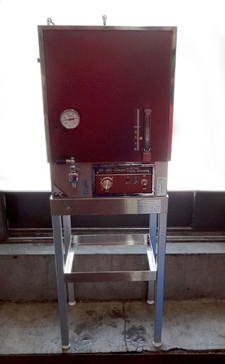 湯沸かしOK/清掃メンテナンス必要★日鉄工業 タオル蒸し器 タオルスチーマー NCクリーン 全長103cm/理容 床屋　札幌 豊平区 アウトレットモノハウス平岸店