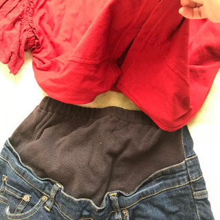 マタニティ上下セット　授乳口付きの画像