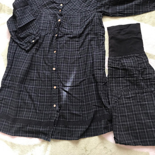 マタニティパジャマ　授乳口付きM〜Lサイズの画像